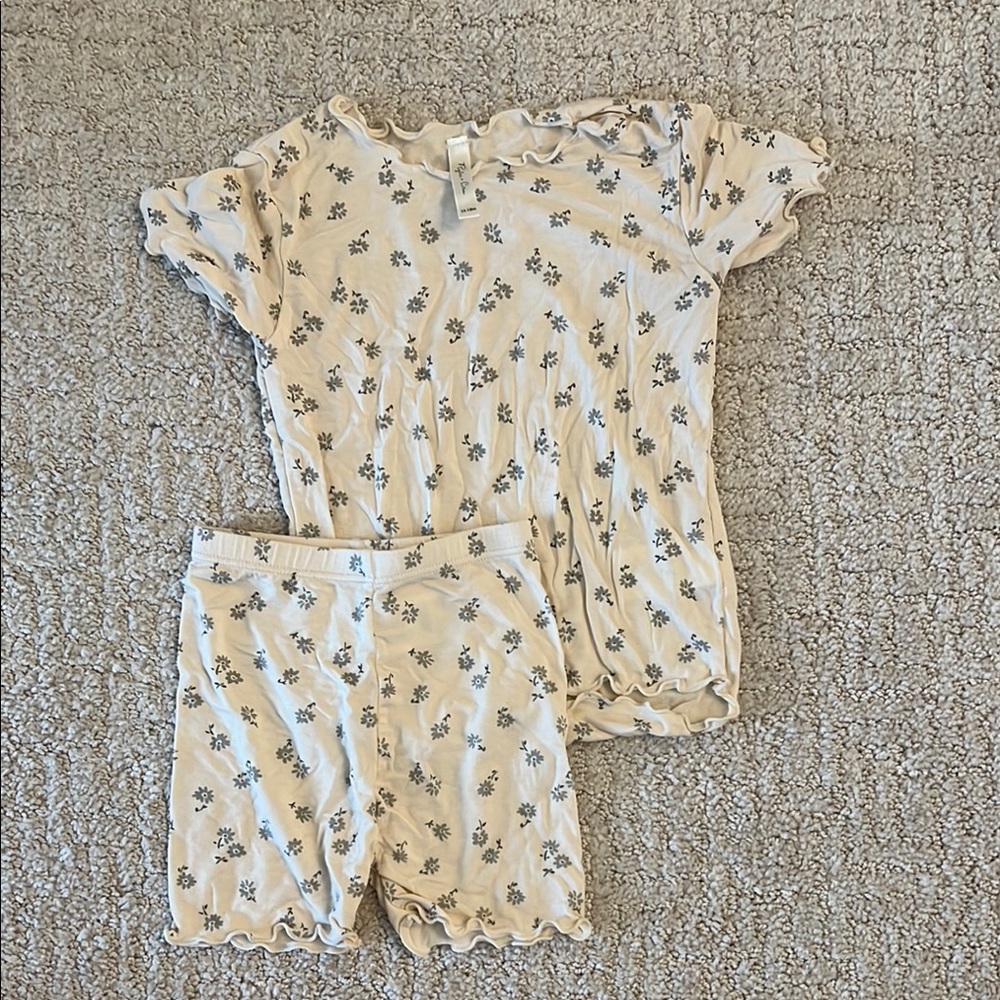 Rylee + Cru toddler girls floral short pajama set